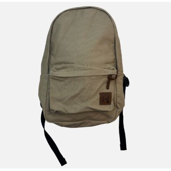 Reebok Classic Canvas Unisex Backpack Rucksack 19.5" x 12" x 5" Beige New